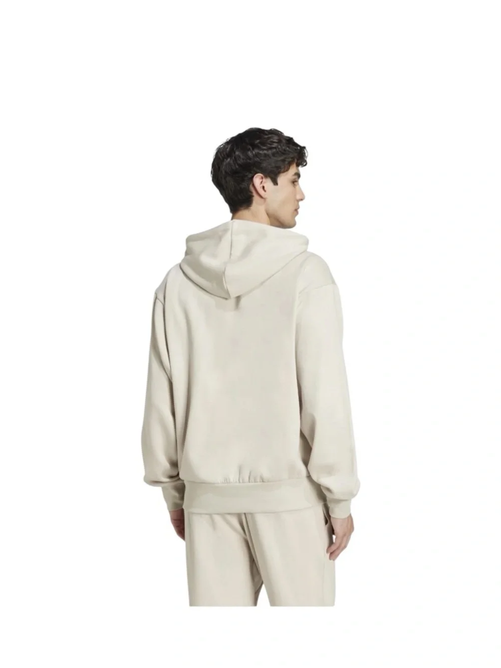Adidas Feel Cozy HD Hoodie Mens Medium Wonder Alumina White - Picture 2 of 7